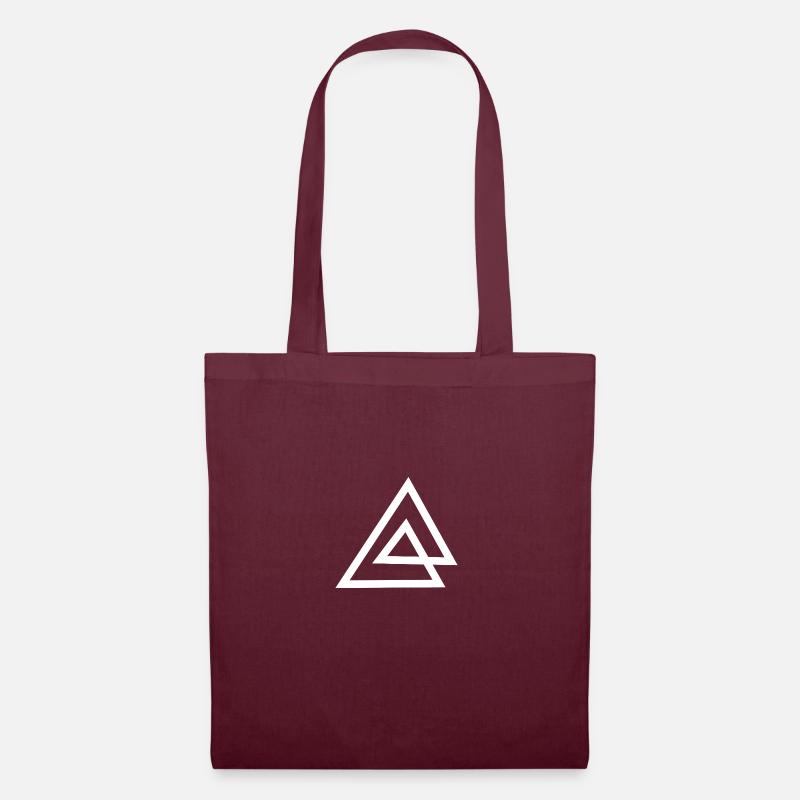 Symbole Triangle - Sac en tissu - bordeaux