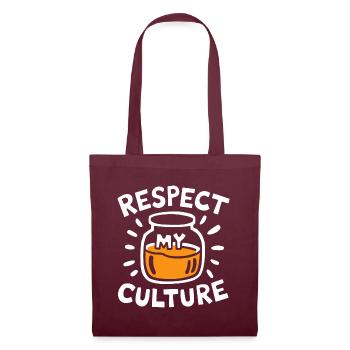 Celebrating Fermented Tea Culture - Tote Bag - burgundy - Front