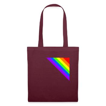 Rainbow Gift Idea Corner colorful - Tote Bag - burgundy - Front
