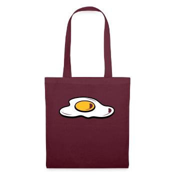 A fried egg - Tote Bag - burgundy - Front