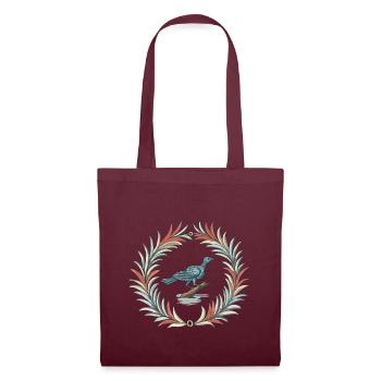 Le Rossignol à Mårtes - Sac en tissu - bordeaux - Devant