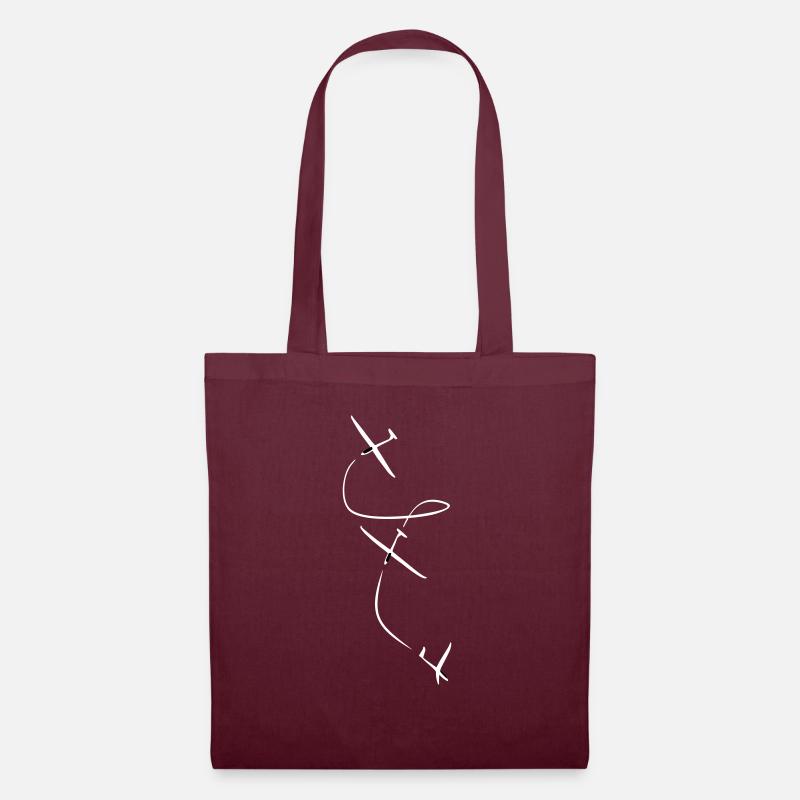 Glider Gliding Gliding Glider - Tote Bag - burgundy
