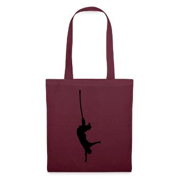 bungee jump - Tote Bag - burgundy - Front