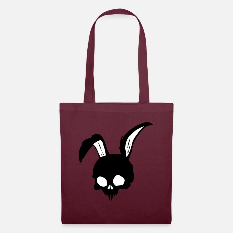 Dead Rabbit - Stoffbeutel - Burgunderrot