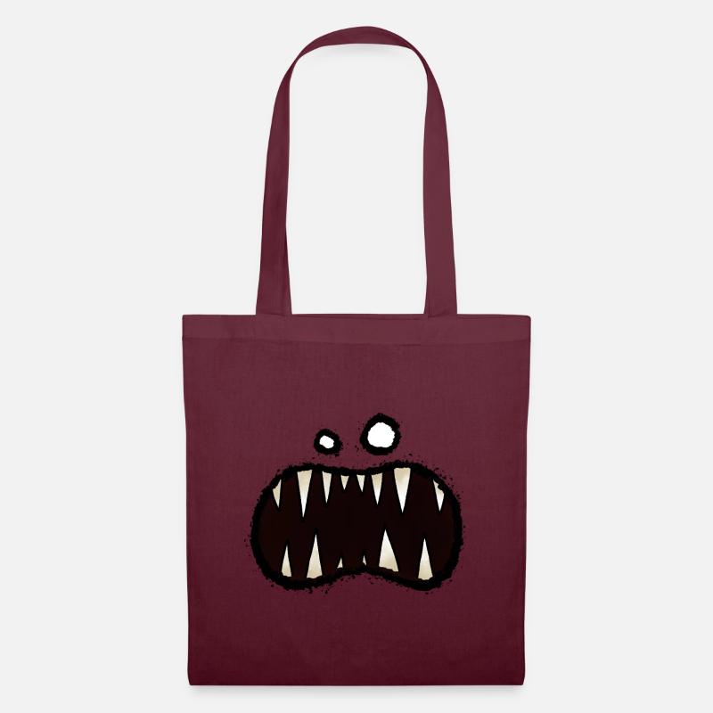 aaargh 02 Monstermaul - Stoffbeutel - Burgunderrot