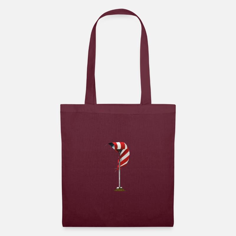 WindSockOnpole - Tote Bag - burgundy