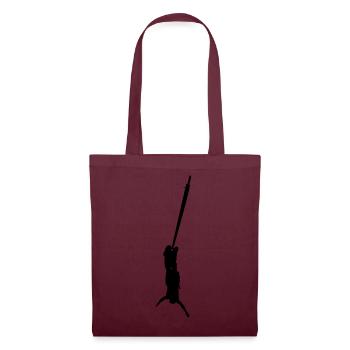 bungee jump - Tote Bag - burgundy - Front