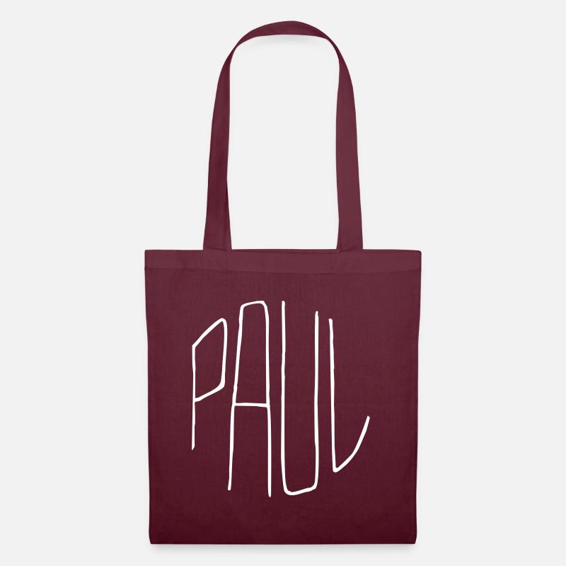 Paul Geschenk - Stoffbeutel - Burgunderrot