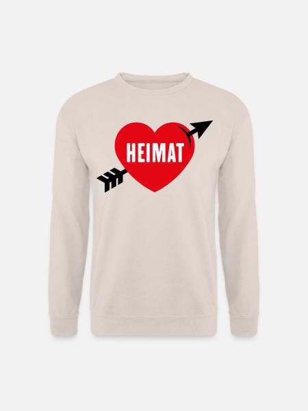 Heimatliebe (Heimat, Heimatland, Heimatstadt / 3C) - Unisex Pullover - Sand