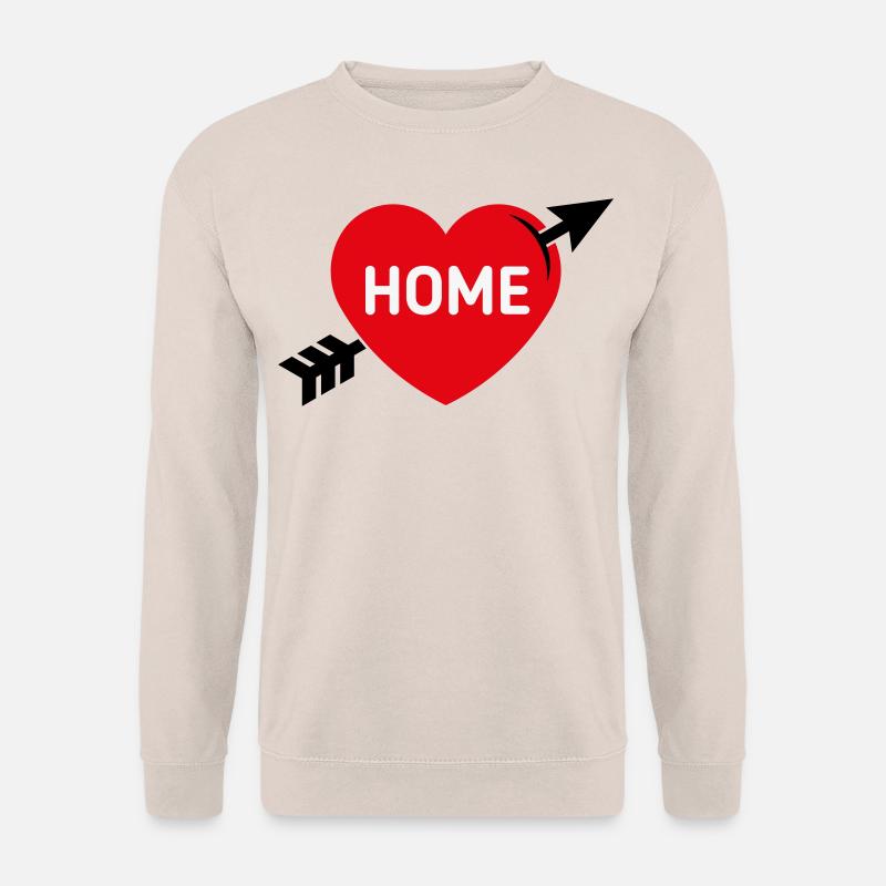 I Love My Home (Ich Liebe Mein Zuhause / 3C) - Unisex Pullover - Sand
