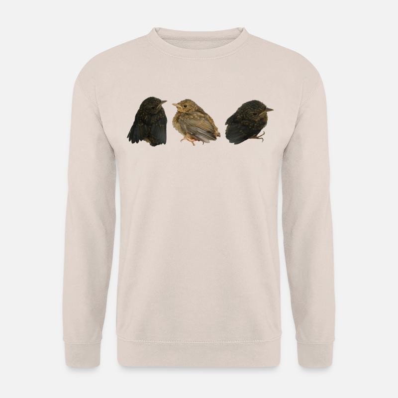 Rotkehlchen Ästlinge - Unisex Pullover - Sand
