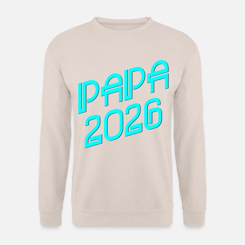 SCHWANGERSCHAFT VERKÜNDEN - VATER 2026 PAPA - Unisex Pullover - Sand