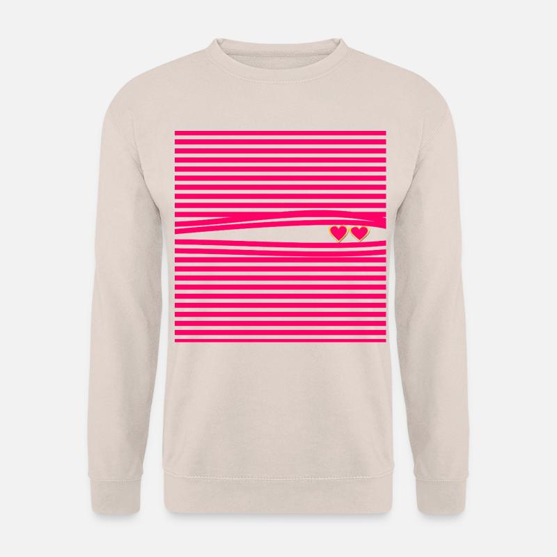 DÉCLARATION D’AMOUR RELATION CŒURS D’AMOUR - Sweat-shirt Unisexe - sable