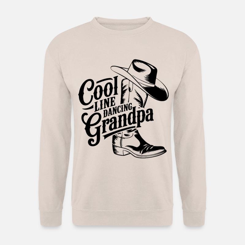 Cooler Linedance Country Dance Opa - Unisex Pullover - Sand