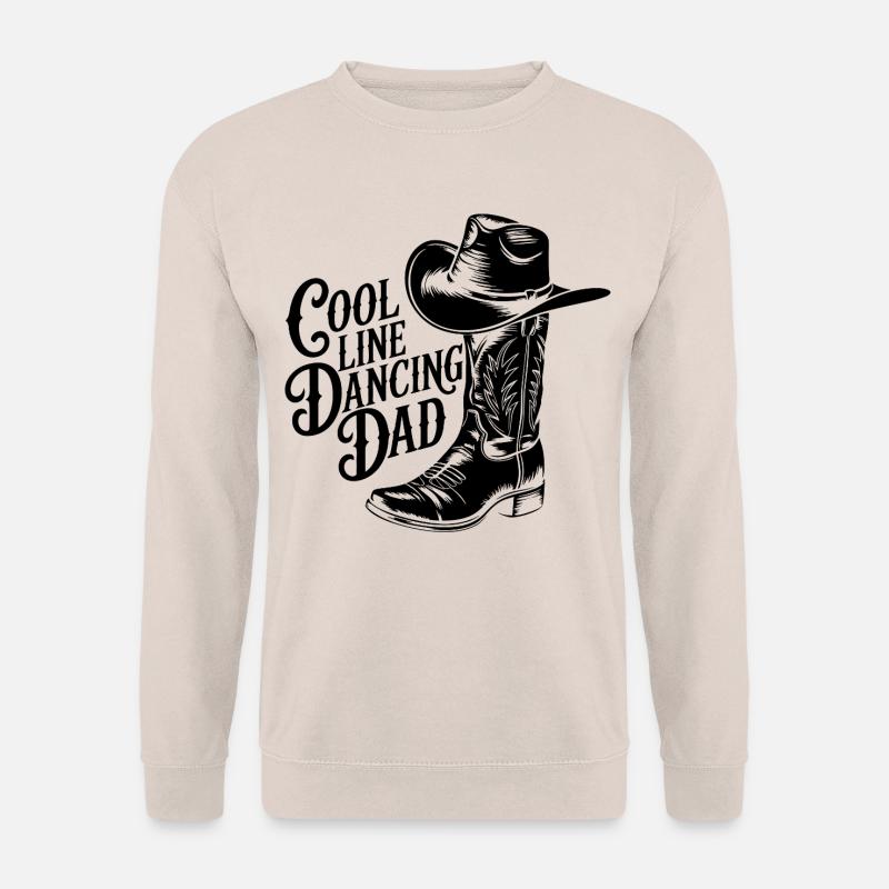 Linedance Papa tanzt Line Dance - Unisex Pullover - Sand