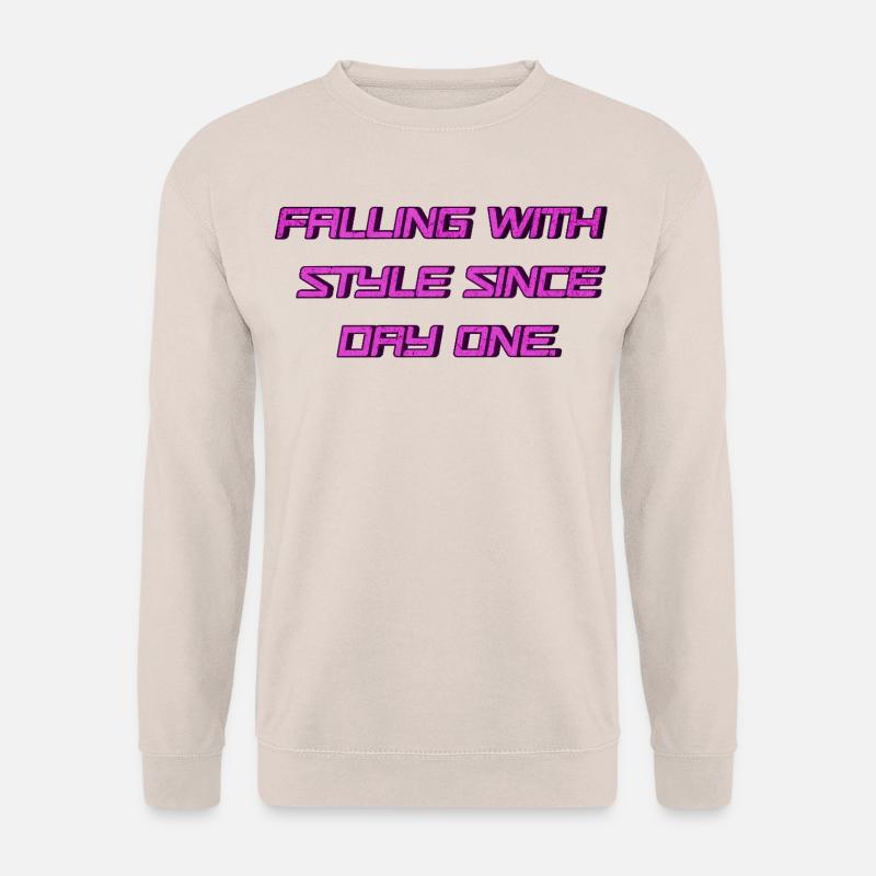 Falling with Style since Day One 💥 - Unisex Sweatshirt - sand