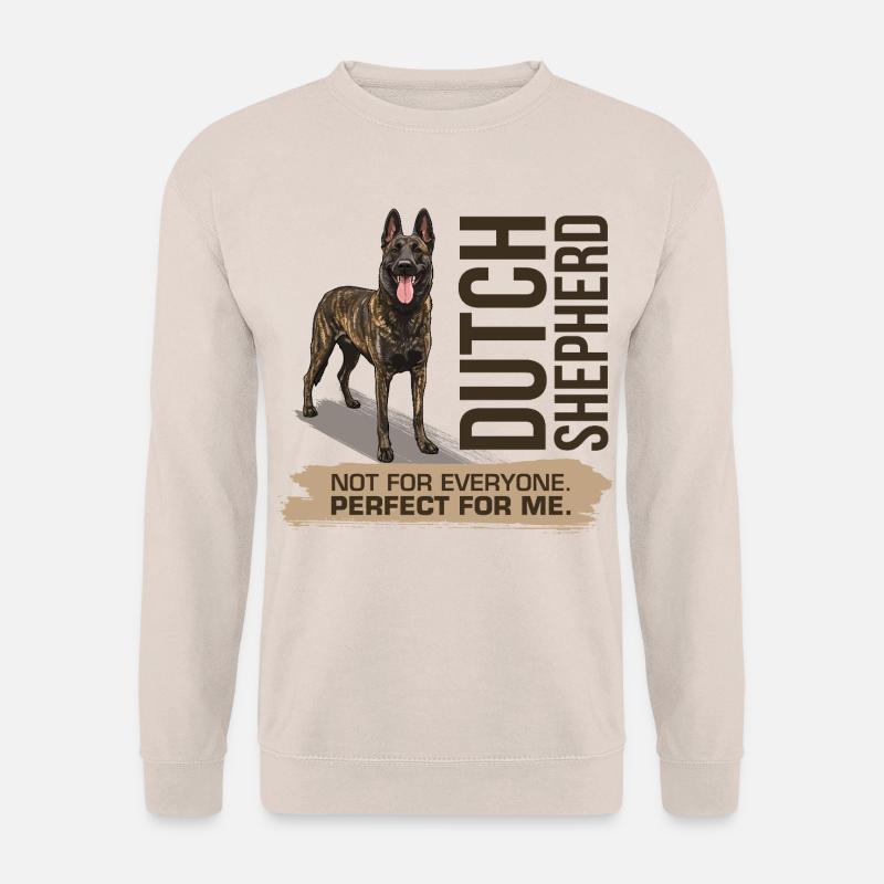 Dutch Shepherd – Dutchie - Unisex Pullover - Sand