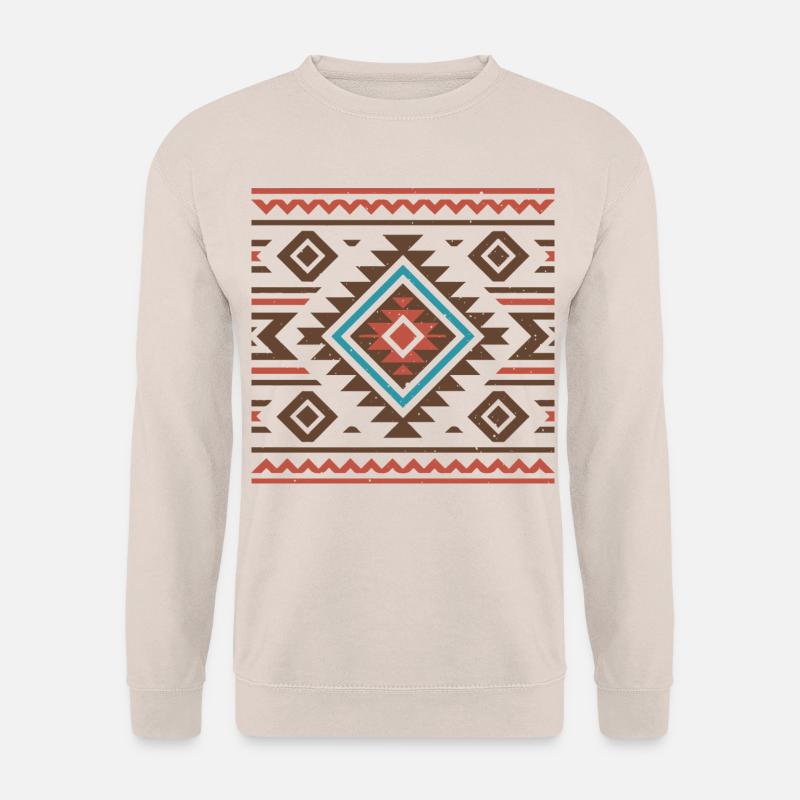 Kunst der amerikanischen Ureinwohner - Unisex Pullover - Sand