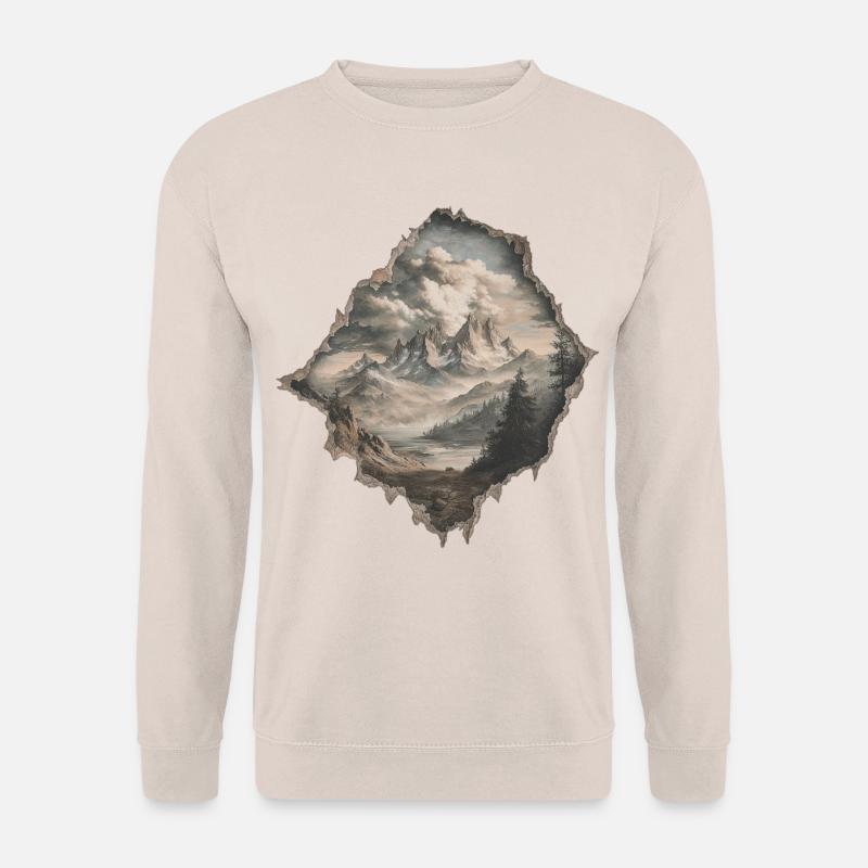 Berge Wandern - Unisex Pullover - Sand