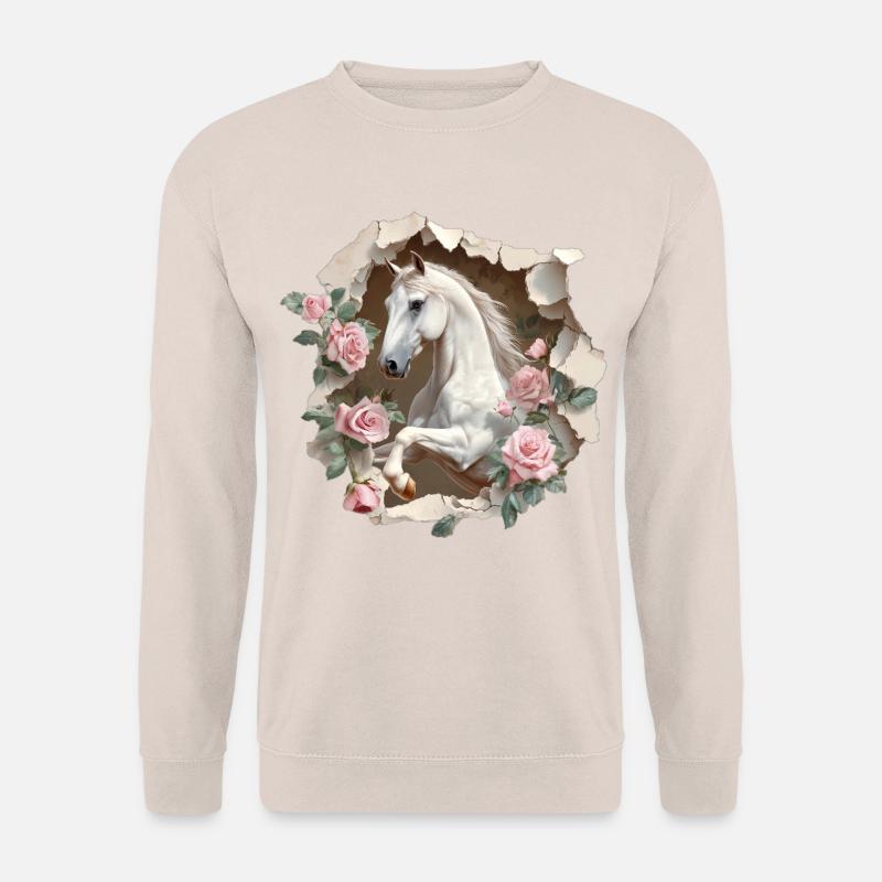 Pferd - Unisex Pullover - Sand