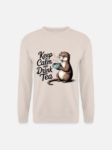 Otter-Teezeit - Unisex Pullover - Sand