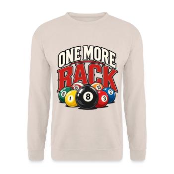 One More Rack Billard Design - Unisex Pullover - Sand - Vorne - Alina (178cm) & Michal (187cm)
