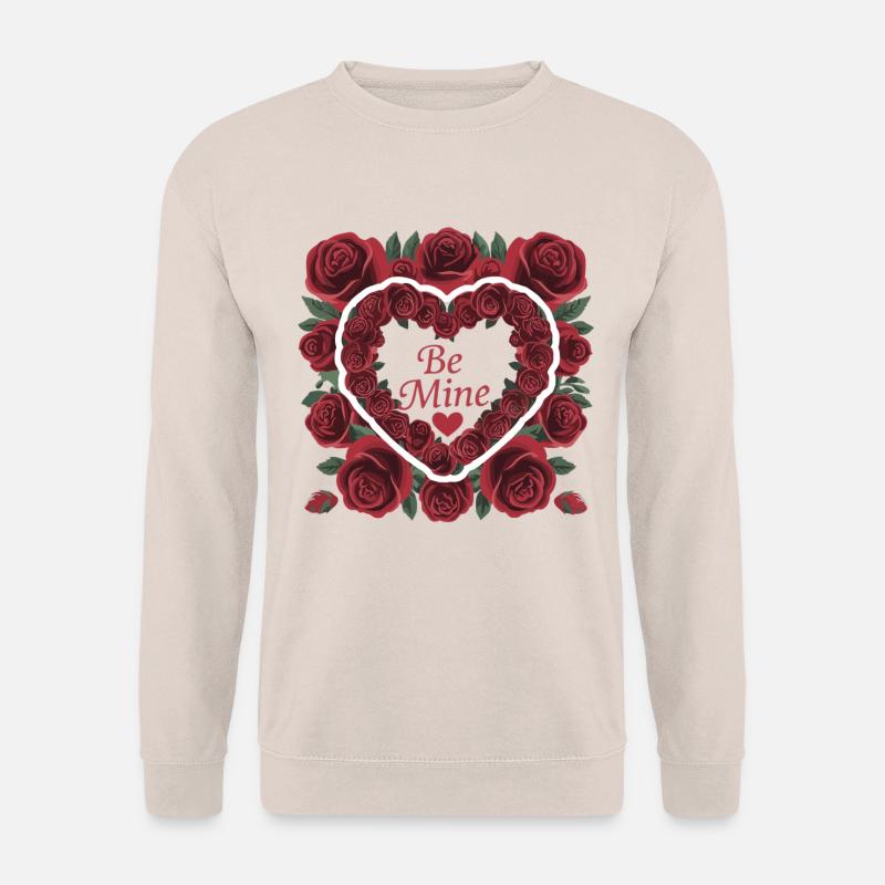 Rosenherz Valentinstag - Unisex Pullover - Sand