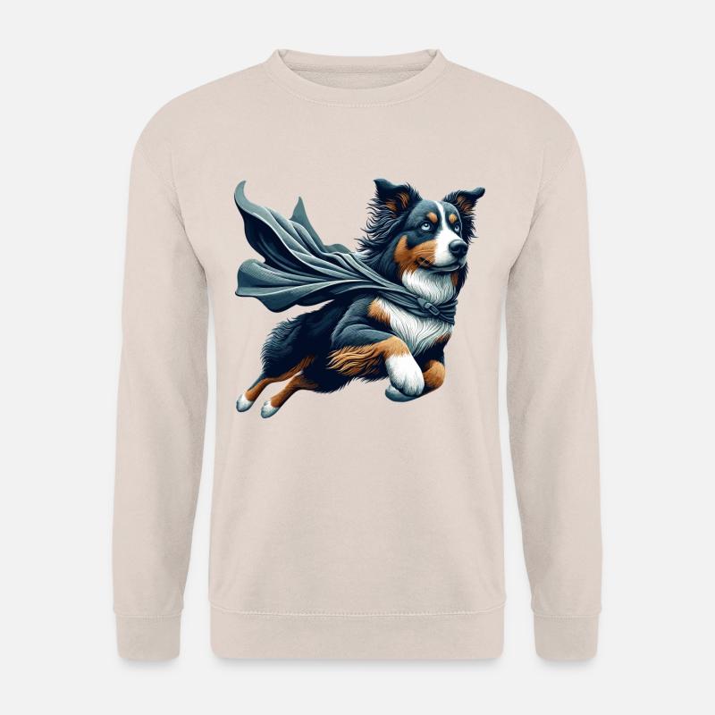 Super Hund Australian Shepherd Sheppie Geschenk - Unisex Pullover - Sand