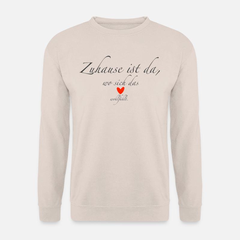 Zuhause - Unisex Pullover - Sand