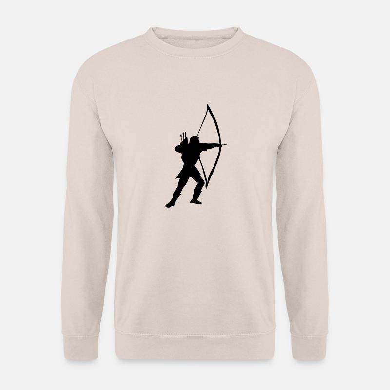 Bogenschützen, Medieval Symbole - Unisex Pullover - Sand