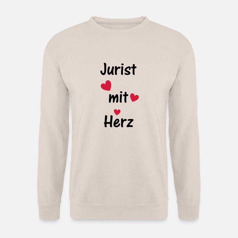 Jurist mit Herz - Unisex Pullover - Sand