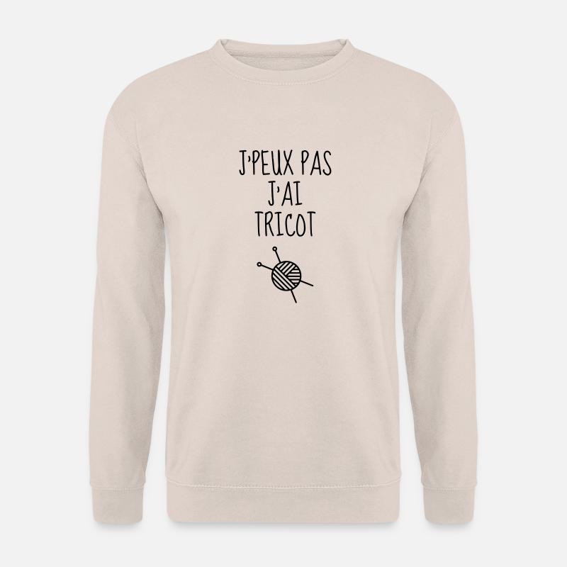 Stricken / stricker / Sticken / mode - Unisex Pullover - Sand