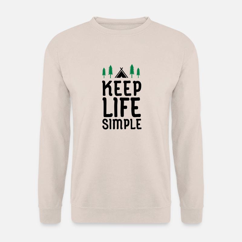 Keep Life Simple - Unisex Sweatshirt - sand