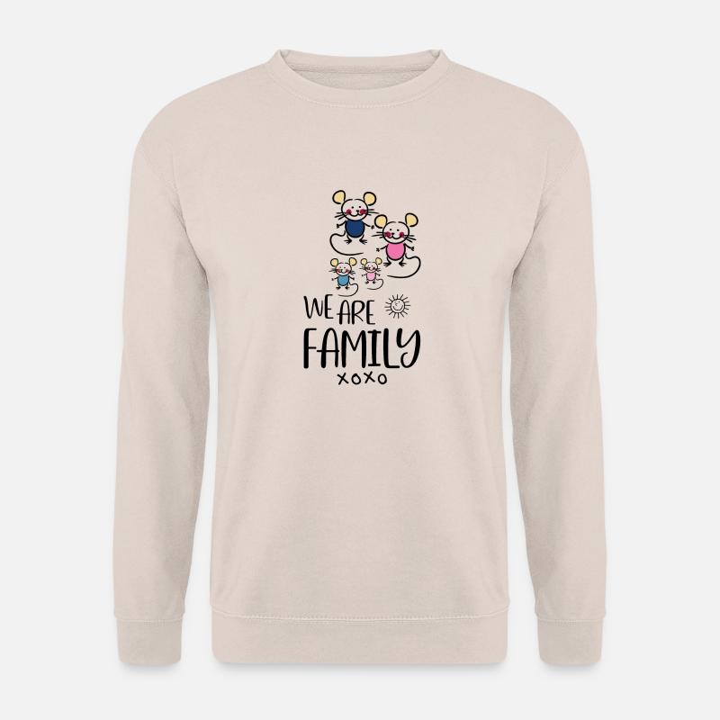 Familie - Unisex Pullover - Sand