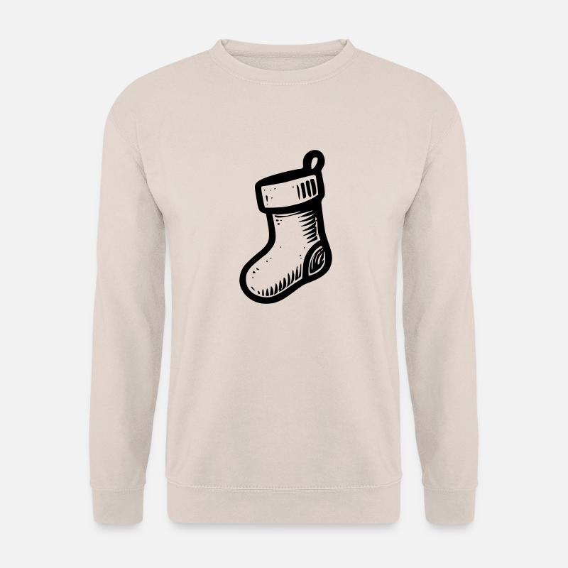 Weihnachtspantoffel - Unisex Pullover - Sand