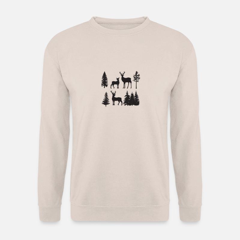 Weihnachtshirsche - Unisex Pullover - Sand