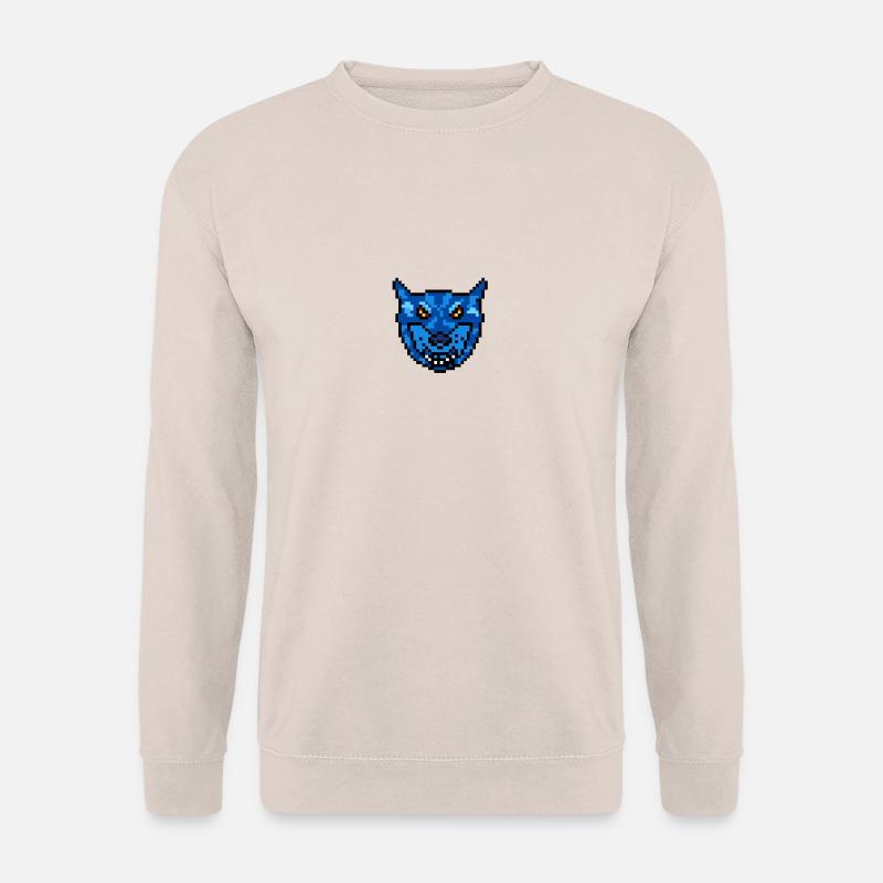 Blue wolf - Unisex Sweatshirt - sand