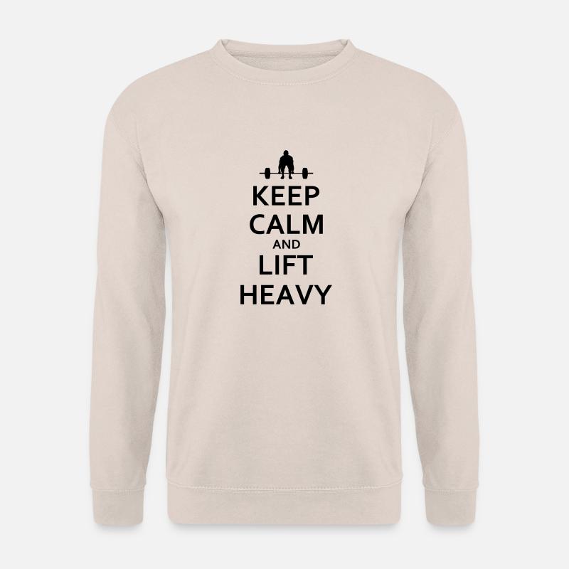 Keep calm and lift heavy - Unisex Pullover - Sand