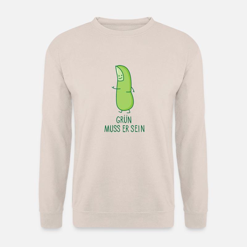 Lustiger grüner Daumen - Unisex Pullover - Sand
