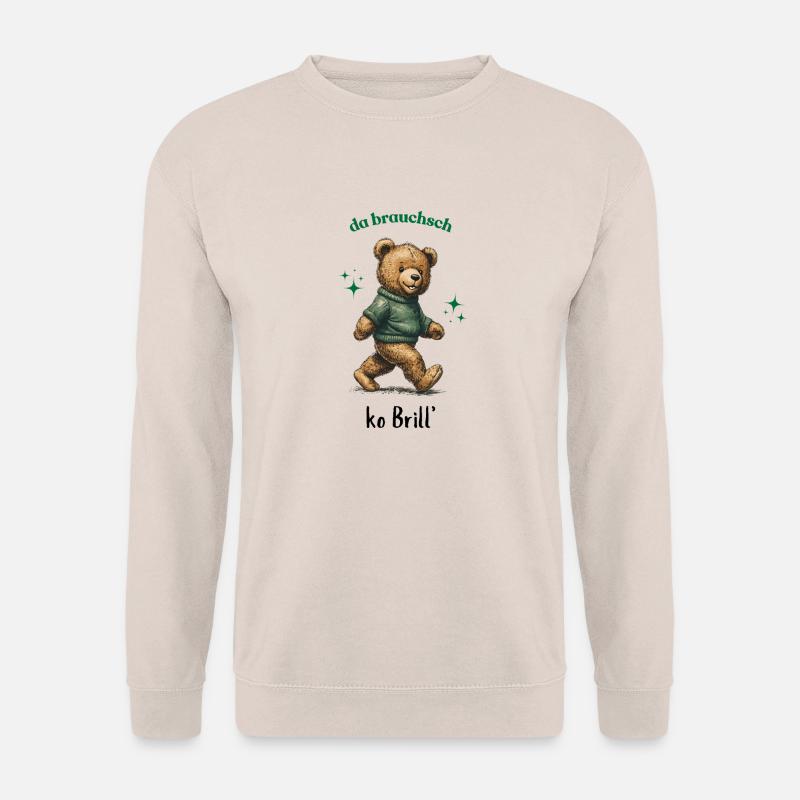 Schwaben Shirt – Da brauchsch ko Brill' - Unisex Pullover - Sand