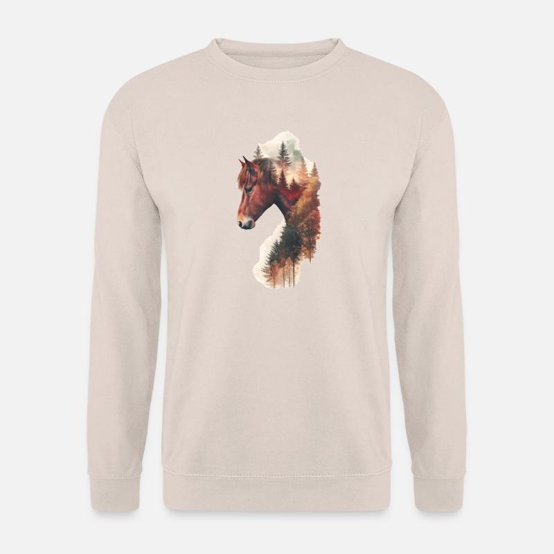 Pferd - Unisex Pullover - Sand