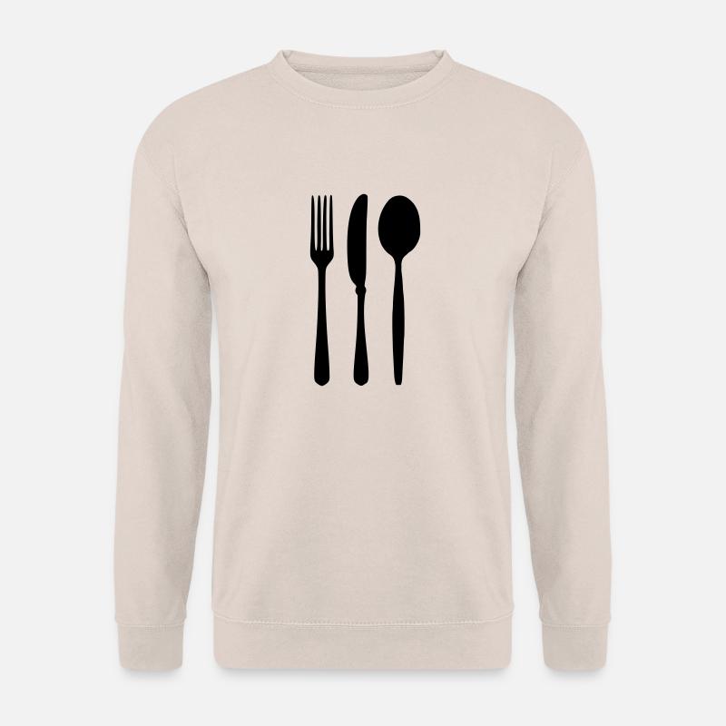 Besteck - Unisex Pullover - Sand