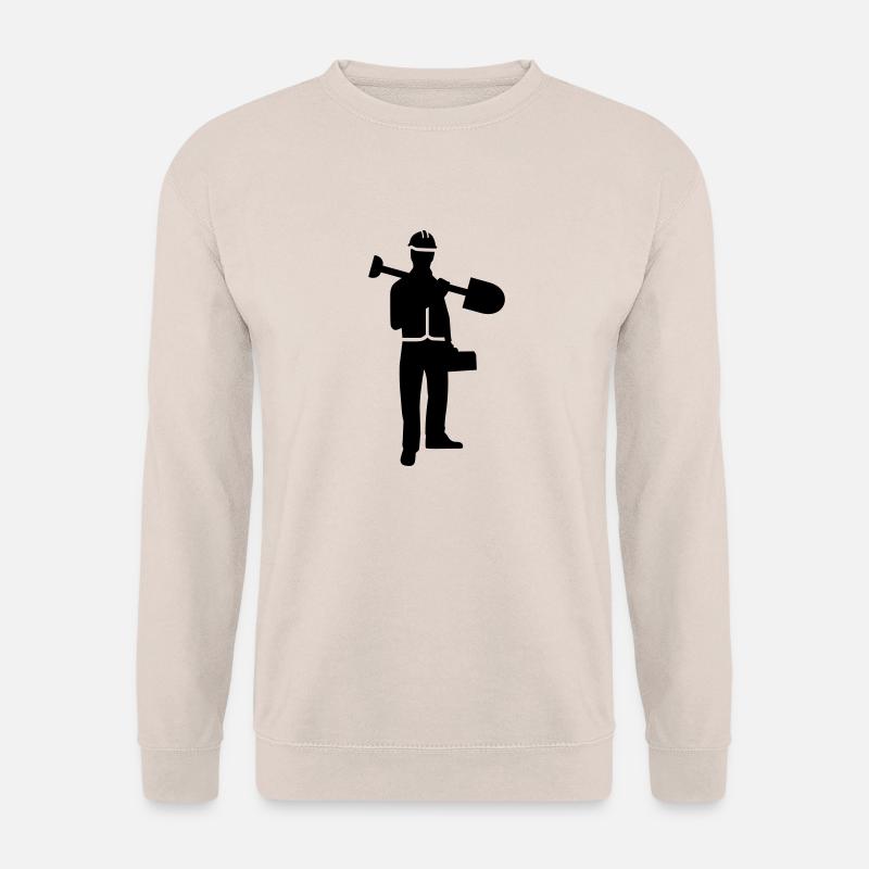 Construction worker - Unisex Sweatshirt - sand