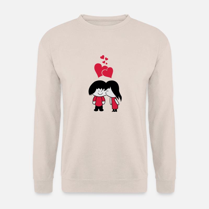 verliebtes_paar - Unisex Pullover - Sand