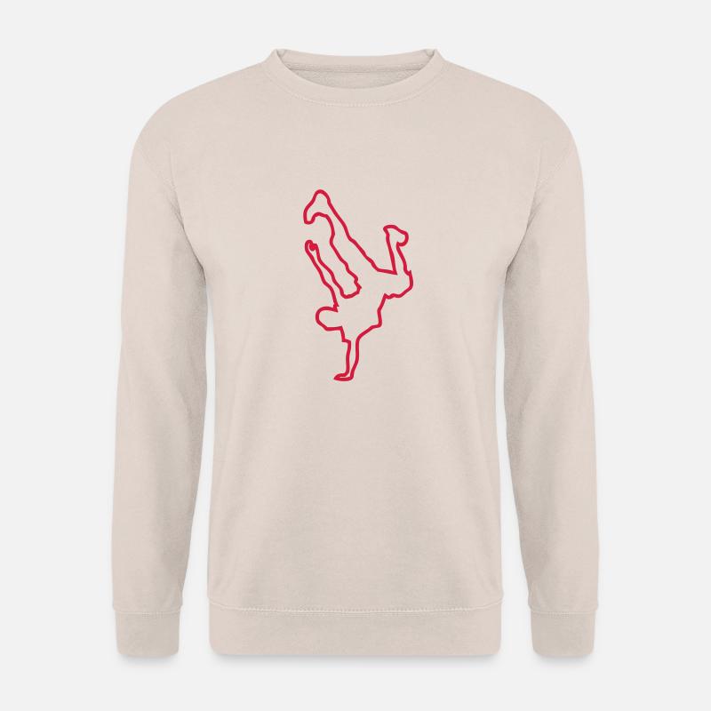 Break Dance Hip-Hop-danseur9 - Unisex Pullover - Sand