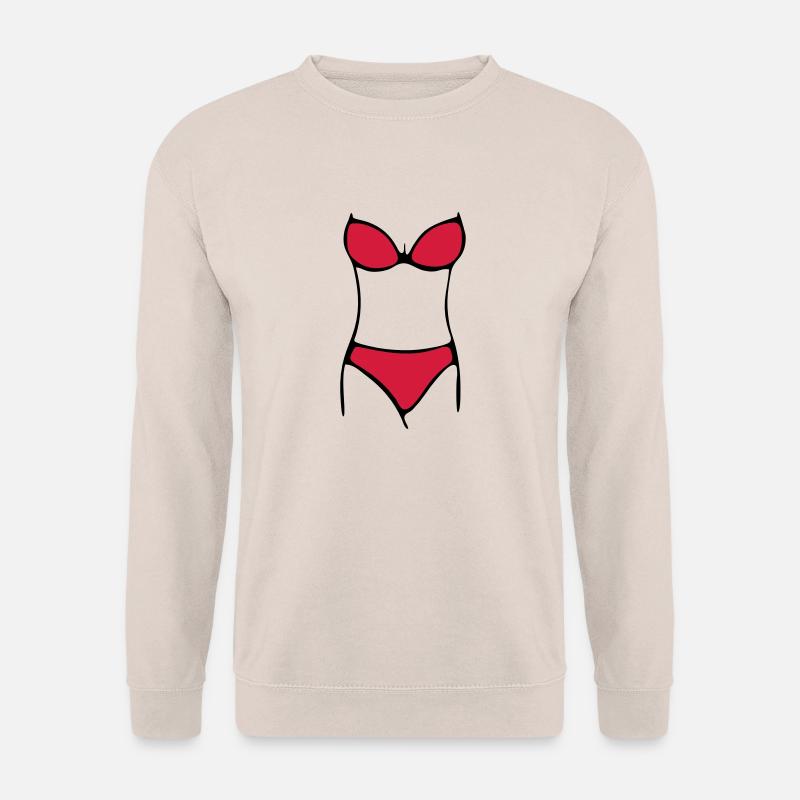 bikini - Unisex Sweatshirt - sand