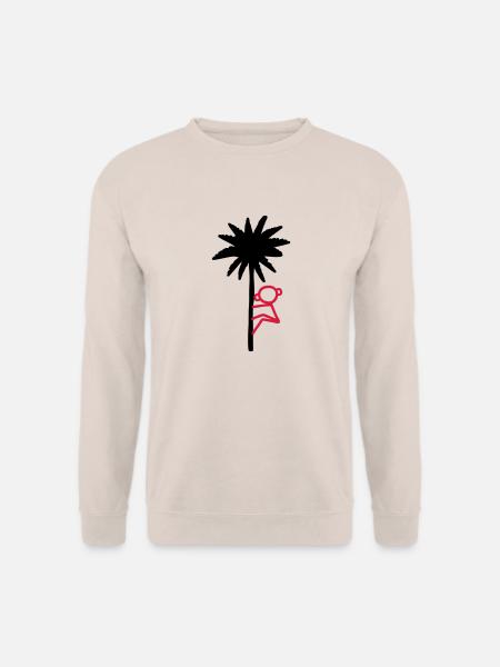 Auf die Palme klettern - V2 - Unisex Pullover - Sand