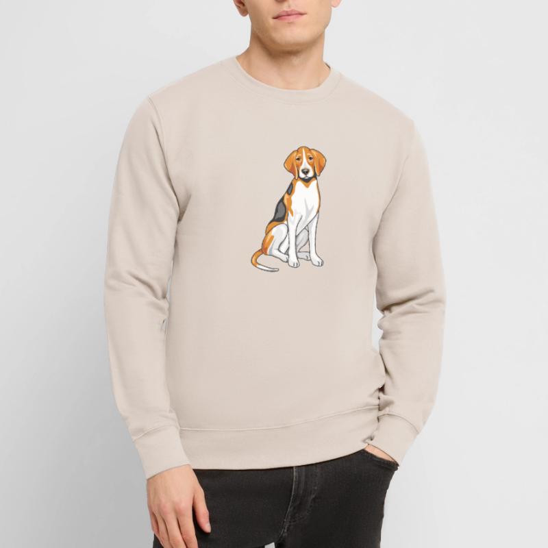 Sitzender Foxhound Unisex Pullover