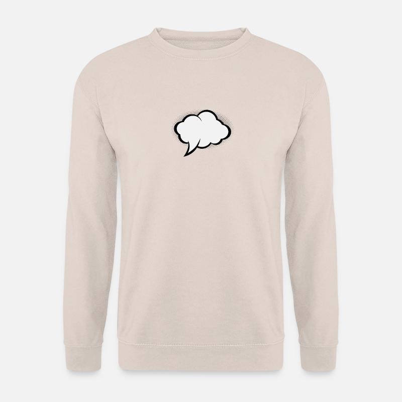 Comic-Sprechblase - Unisex Pullover - Sand