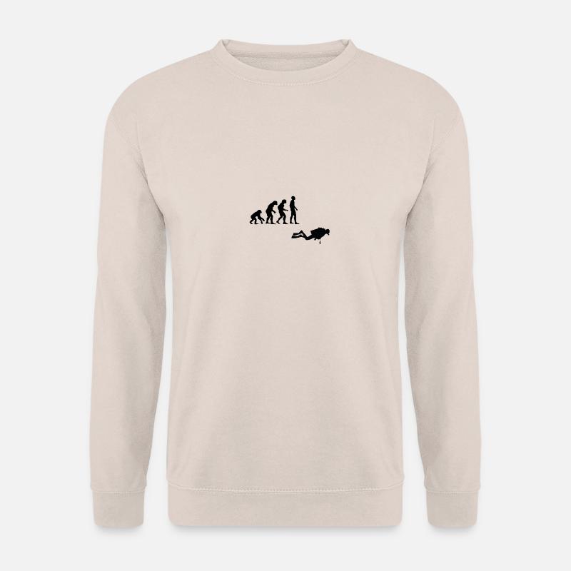 Evolution diving - Unisex Sweatshirt - sand